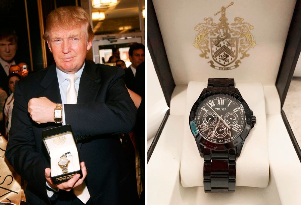 Кварцевые часы марки Trump