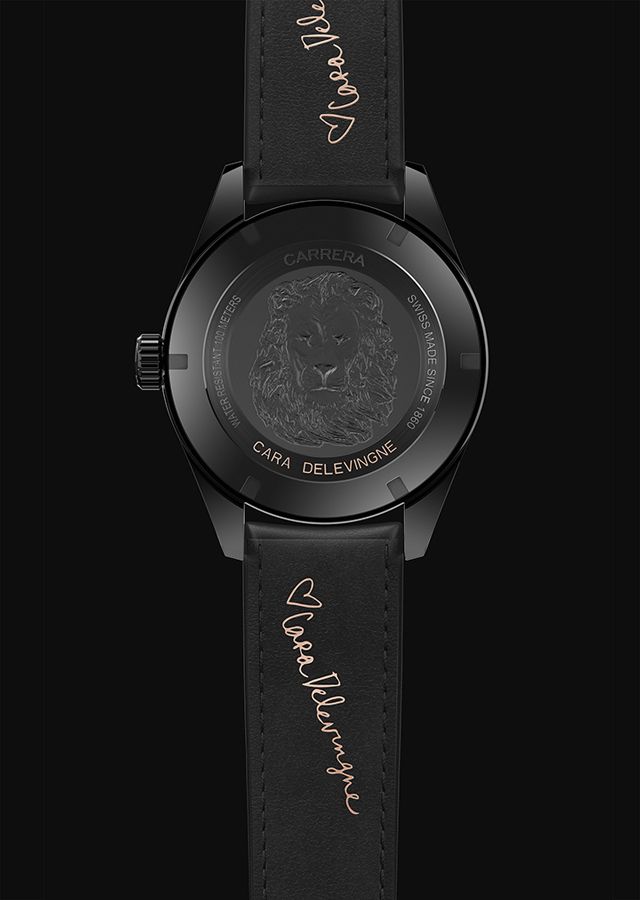 Лимитированная коллекция часов TAG Heuer Carrera для Кары Делевинь