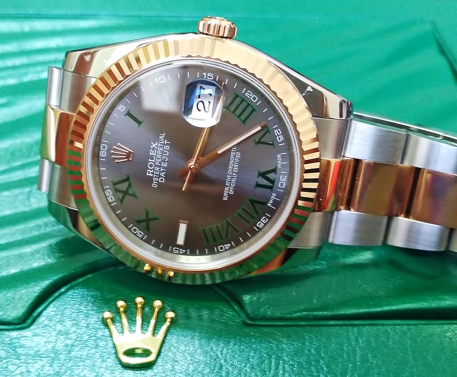 Точная реплика мужских часов Rolex Datejust 41 mm