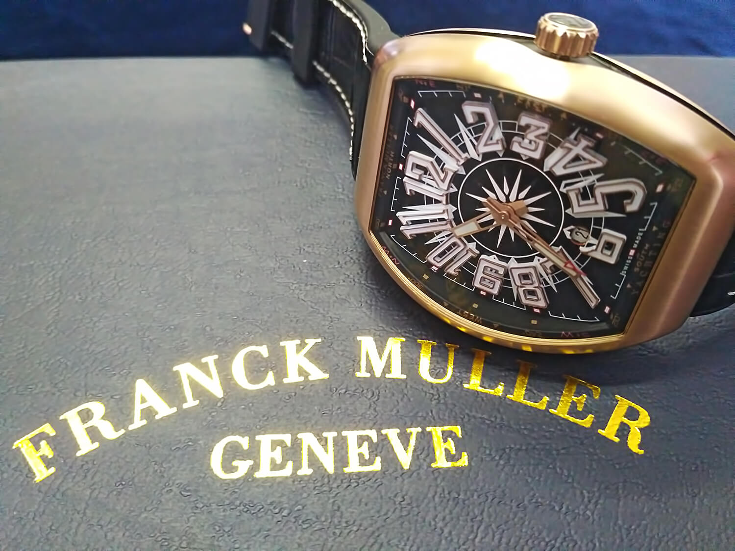 Реплика мужских часов Franck Muller Vanguard Yachting V 45 SC DT